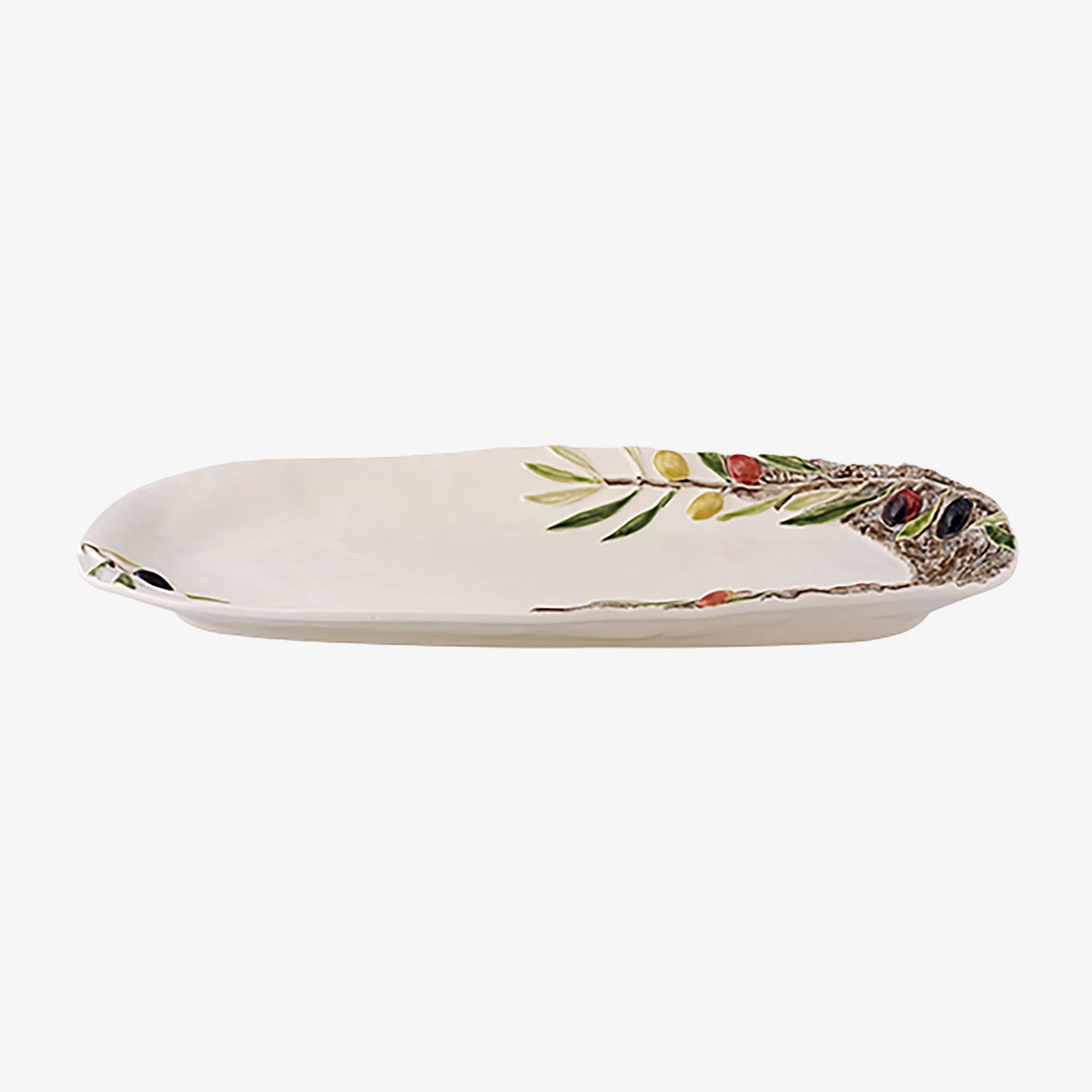 Beyaz Seramik Servis Tabağı 40 Cm Olival Collection by Bordallo Pinheiro 65031940