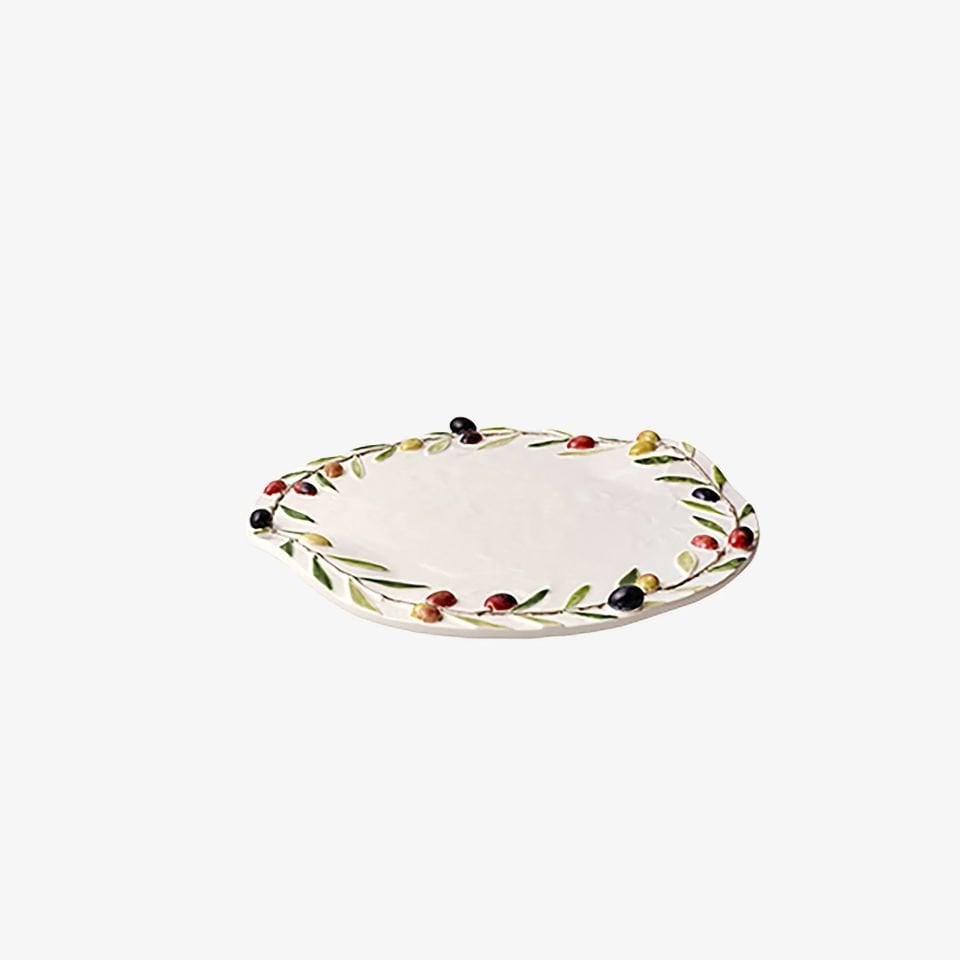 Beyaz Seramik Servis Tabağı 32 Cm Olival Collection by Bordallo Pinheiro 65031998