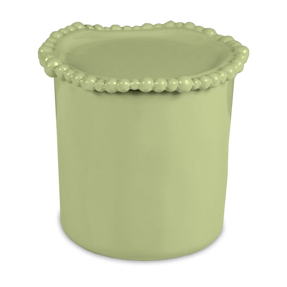 Baci Milano Joke Table Kitchen Melamin Kavanoz 11 cm x 11 cm Yeşil