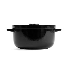 KitchenAid Döküm Demir Tencere 22 cm / 3.3 L Onyx Black