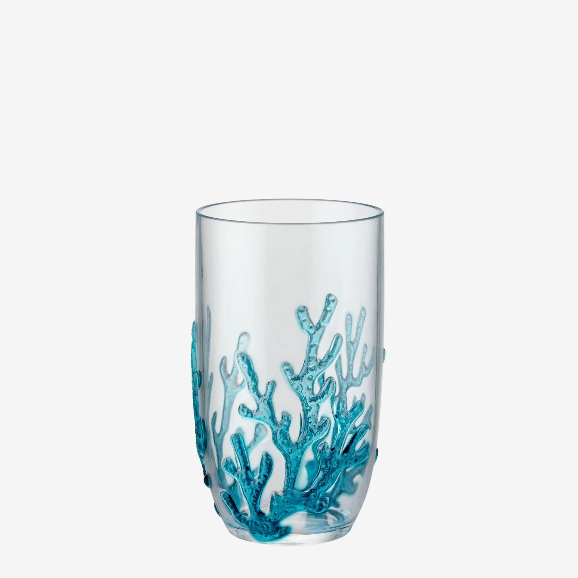 Mavi Akrilik Su Bardağı 600 Ml Bambu Collection by Chiara Alessi