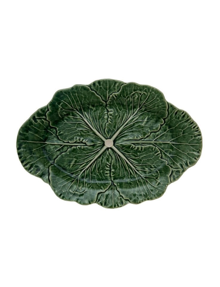 Bordallo Pinheiro Lahana Formlu Oval Tabak 37,5 cm 65000752