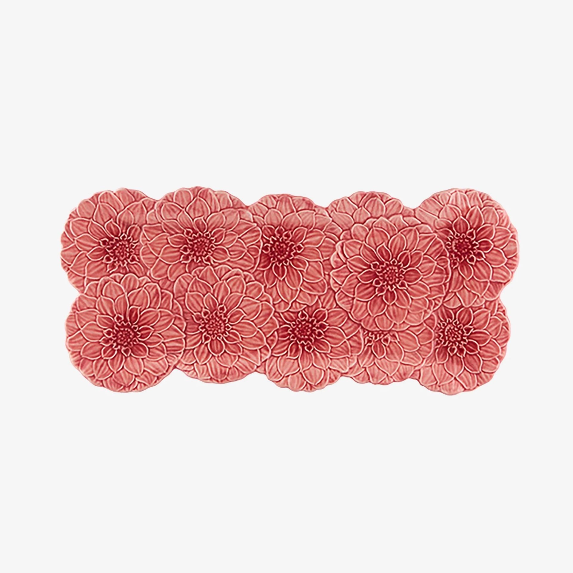 Bordallo Pinheiro Maria Flor Pembe Seramik Servis Tabağı 65021849Bordallo Pinheiro Maria Flor Pembe Seramik Servis Tabağı 65021849