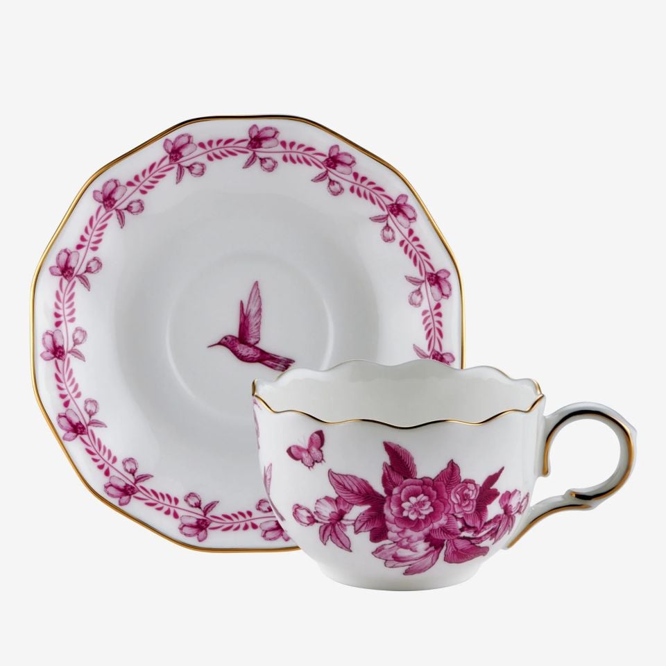 Chiara Alessi Primavera Pembe Porselen Kahve Fincan Seti CAPBC984PK2