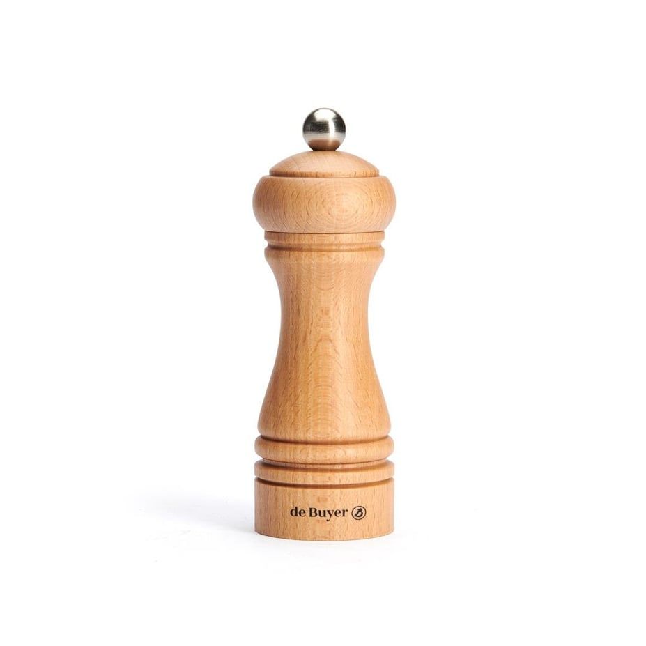De Buyer Baharat Değirmeni Ahşap 14 cm