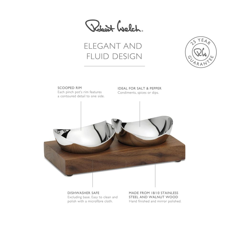 Robert Welch Drift Pinch Pot ve Stand Set