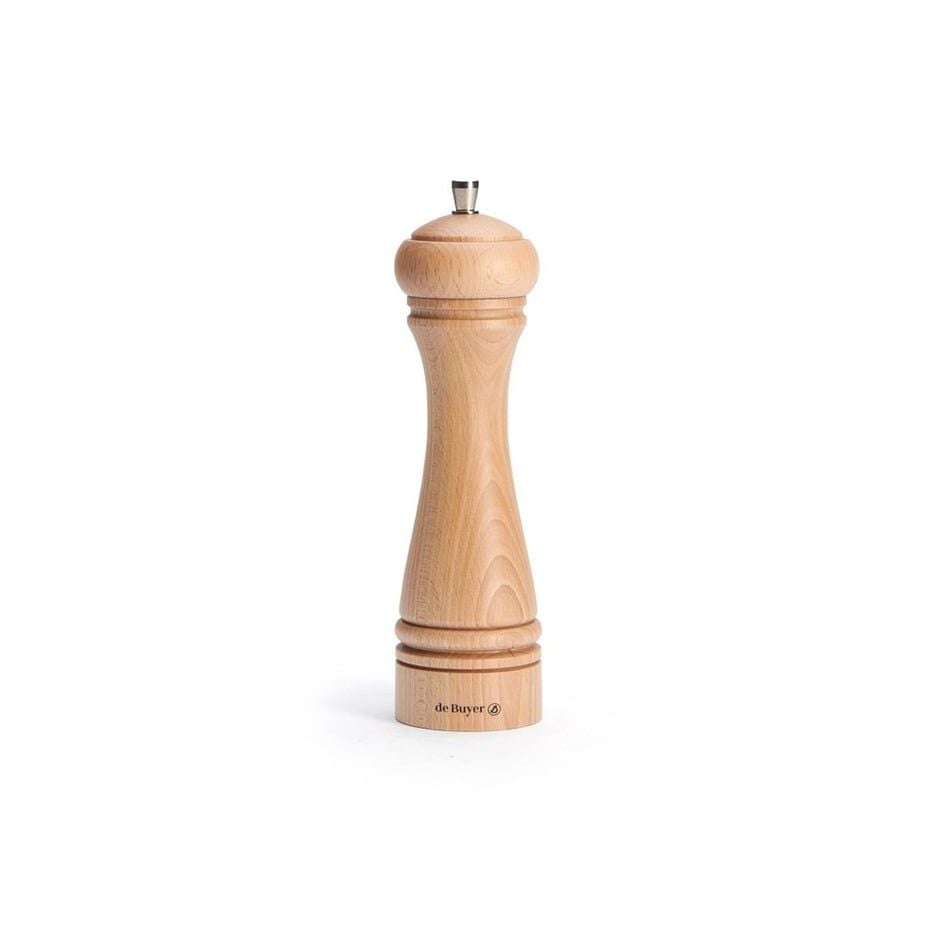 De Buyer Karabiber Değirmeni Naturel Ahşap 21 cm