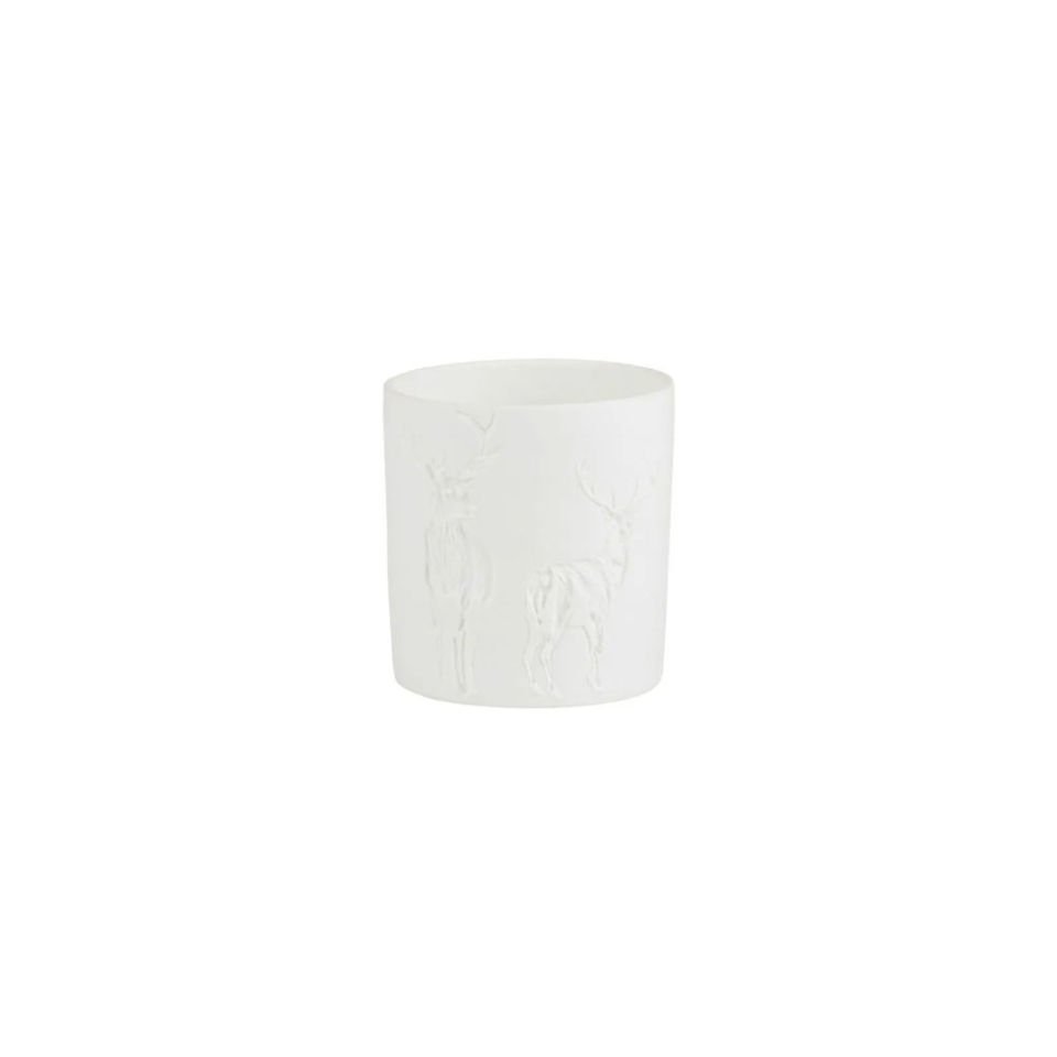 Rader Geyik Tealight Beyaz