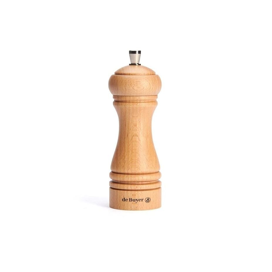 De Buyer Tuz Değirmeni Naturel Ahşap 14 cm