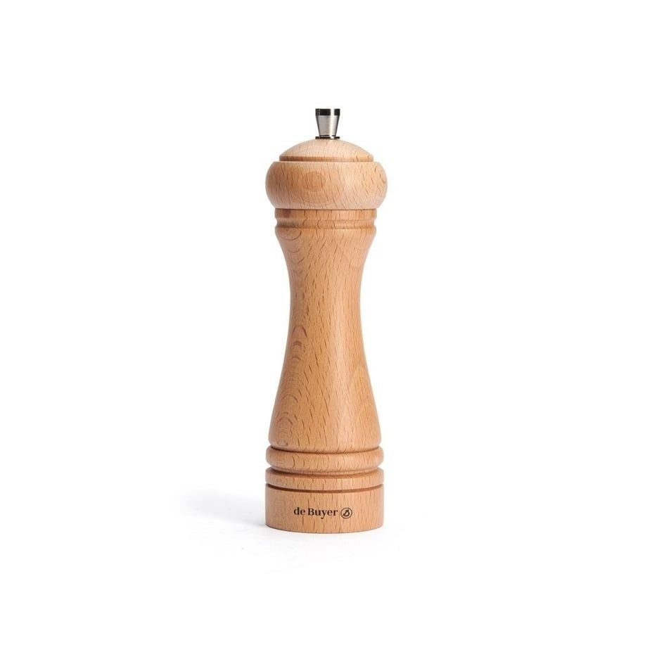 De Buyer Tuz Değirmeni Naturel Ahşap 18 cm