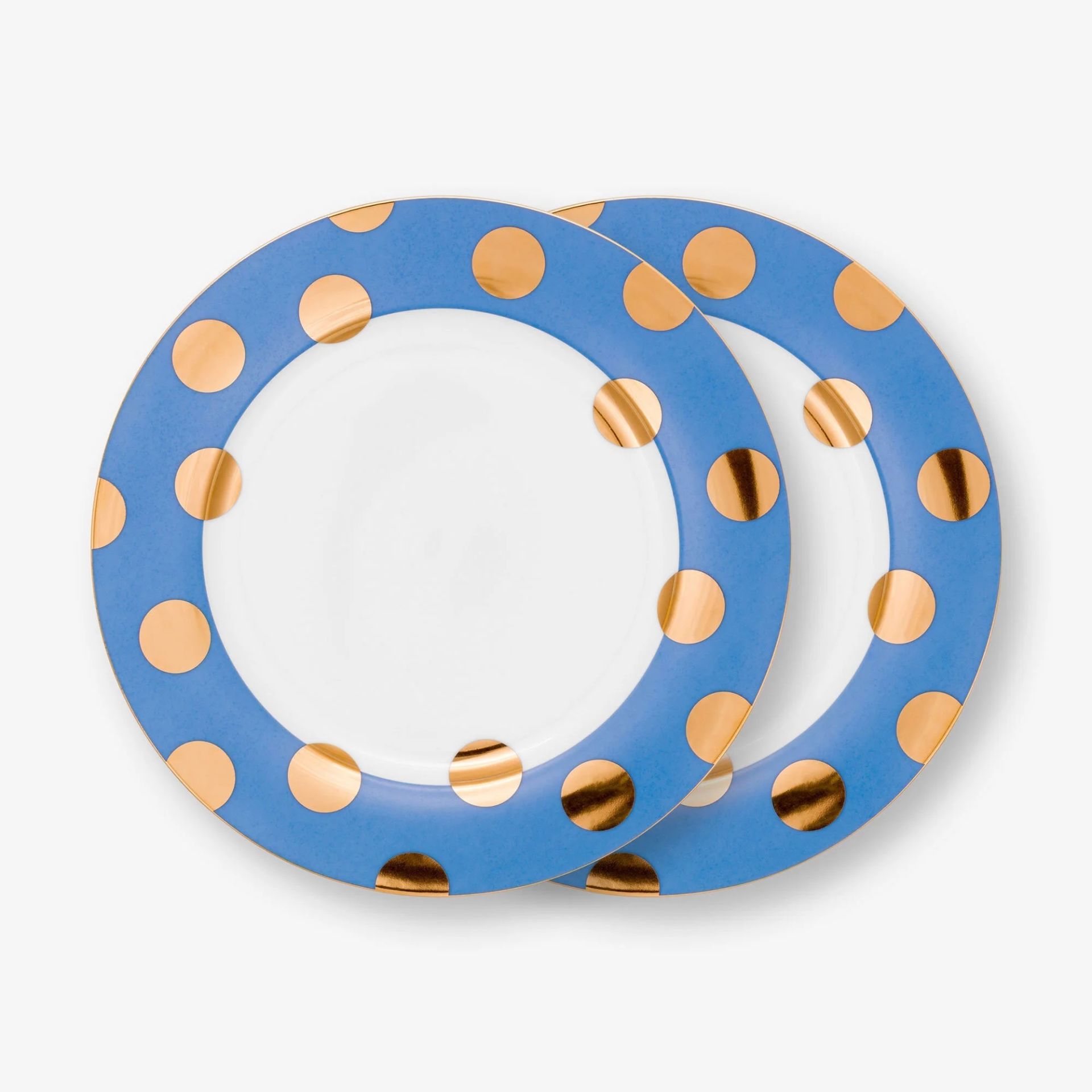 Mavi Porselen 2'li Yemek Tabağı 26,5 Cm Dot Delight Collection by Pip Studio