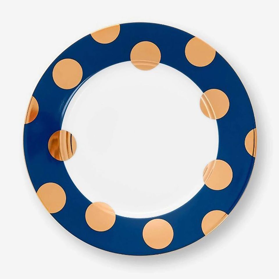 Lacivert Porselen Kahvaltı Tabağı 21 Cm Dot Delight Collection by Pip Studio