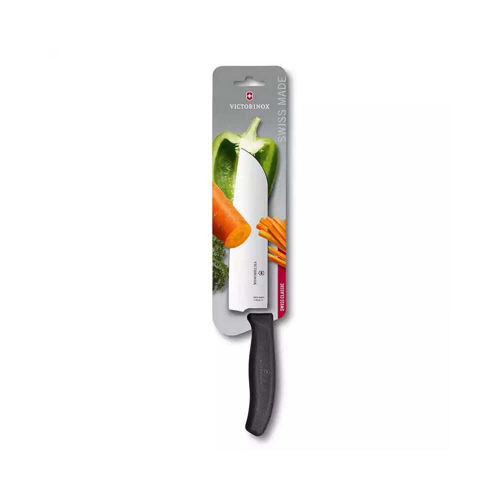 Victorinox 6.8503.17B 17cm Siyah Santoku Bıçağı, Blisterli Paket