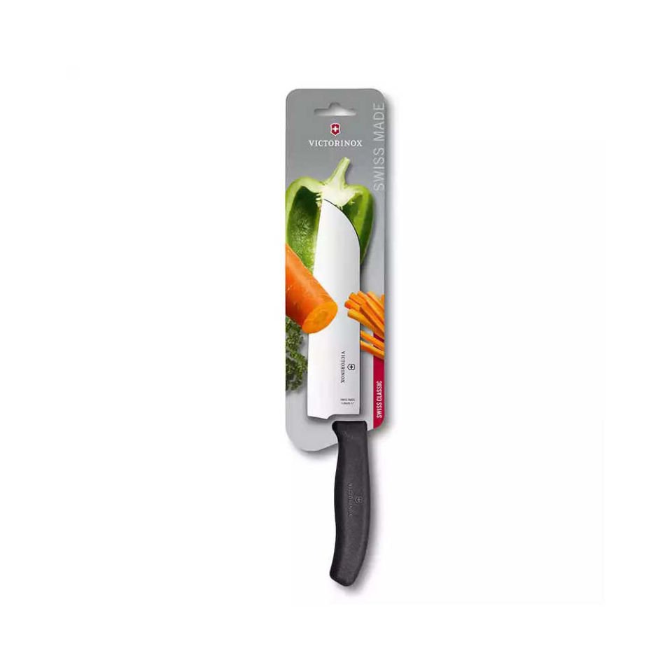 Victorinox 6.8503.17B 17cm Siyah Santoku Bıçağı, Blisterli Paket