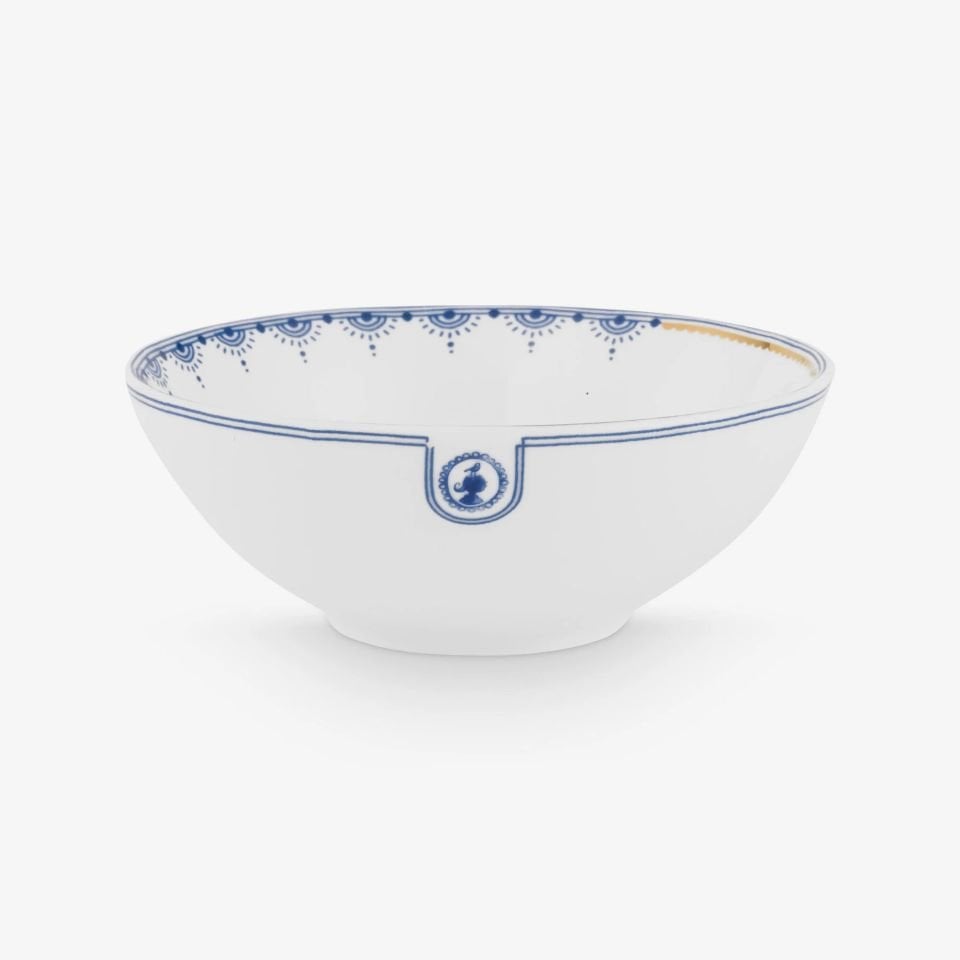 Beyaz Porselen Kase 15 Cm Blue Bird Collection by Pip Studio