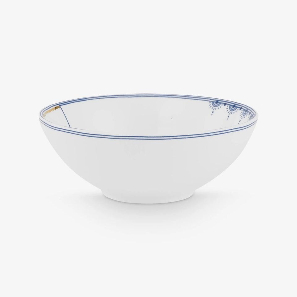 Beyaz Porselen Kase 15 Cm Blue Bird Collection by Pip Studio