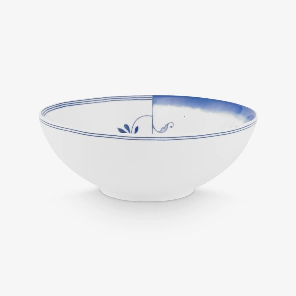 Beyaz Porselen Kase 18 Cm Blue Bird Collection by Pip Studio