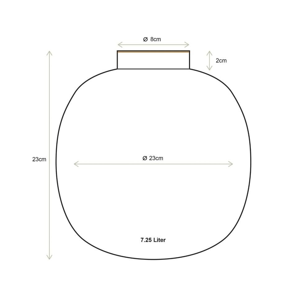 Mavi Metal Vazo 23 Cm Dot Delight Collection by Pip Studio