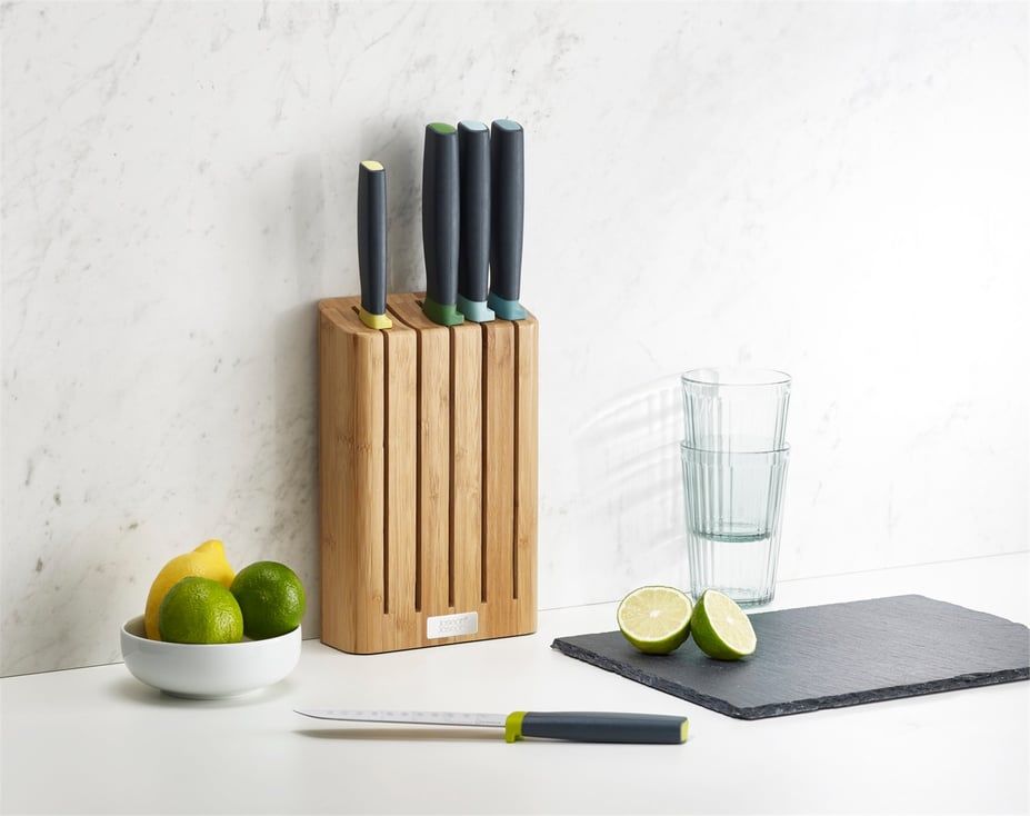 JJ Elevate 5´li Bıçak Bambu Blok Set