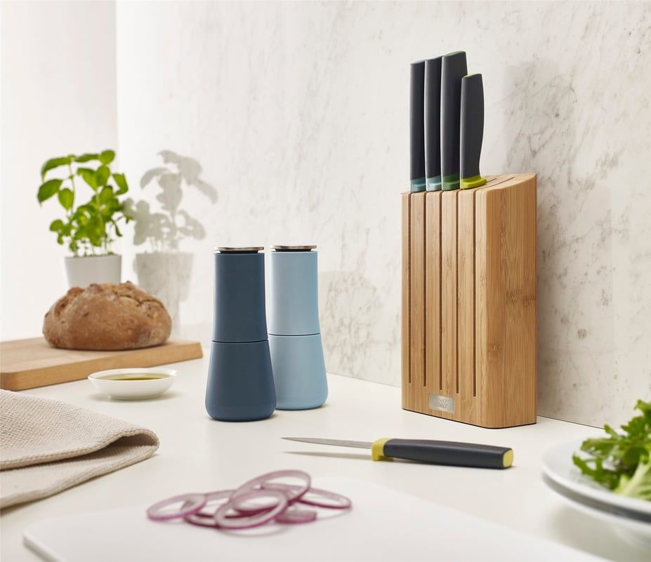 JJ Elevate 5´li Bıçak Bambu Blok Set