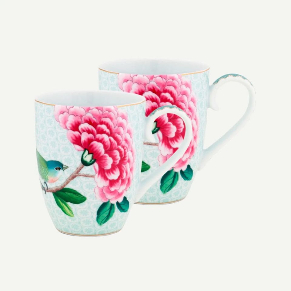 2li Kupa Seti 350 ml Blushing Birds Collection