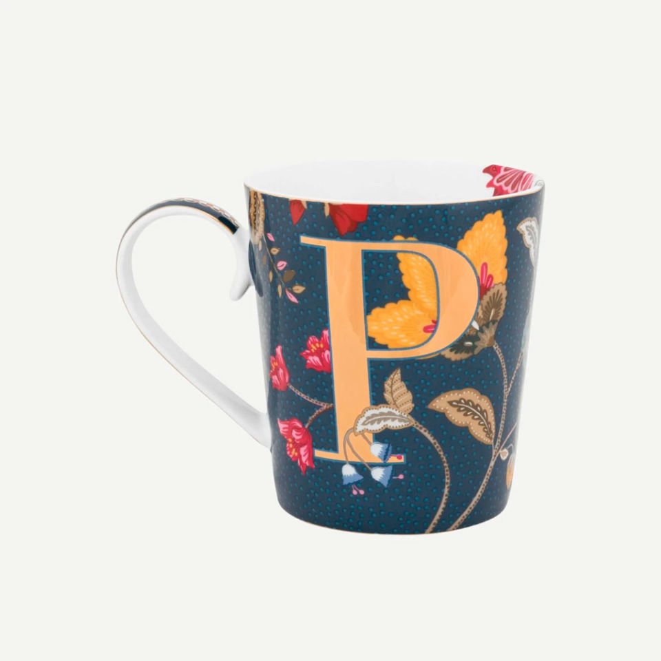 P Harfli Kupa 350 ml. Alphabet Collection by Pip Studio