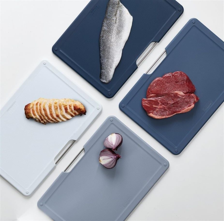 JJ Folio Standlı Büyük Kesme Tahtası 4 lü Gri - 60184