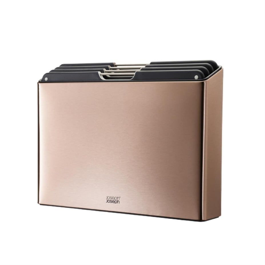 JJ Folio Standlı Kesme Tahtası 4 lü Pembe Altın - 60171