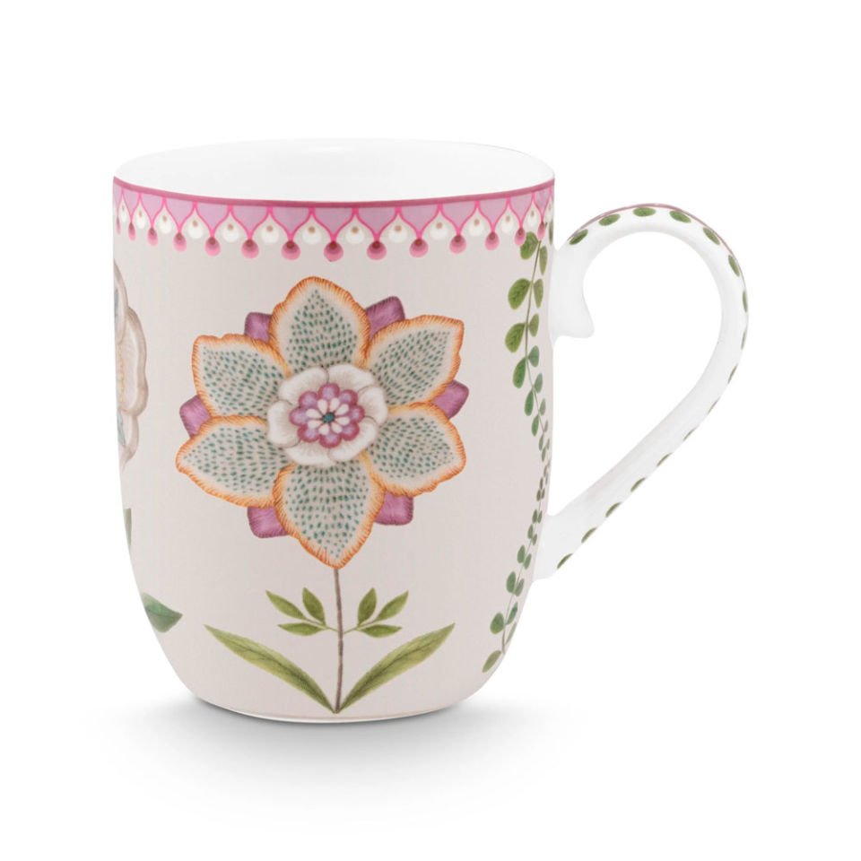 Çiçek Desenli Kupa 145 ml. Lily & Lotus Collection by Pip Studio
