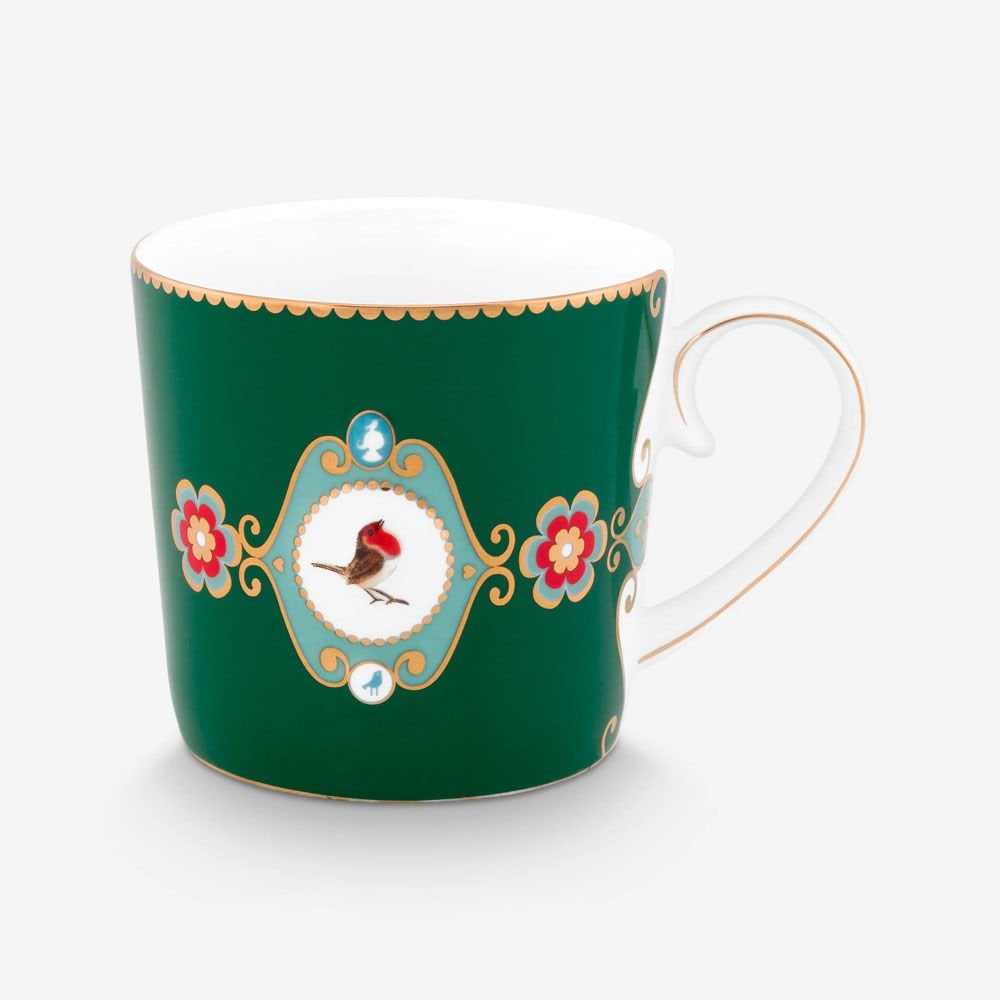 Yeşil Kupa 150 ml. Love Birds Collection by Pip Studio