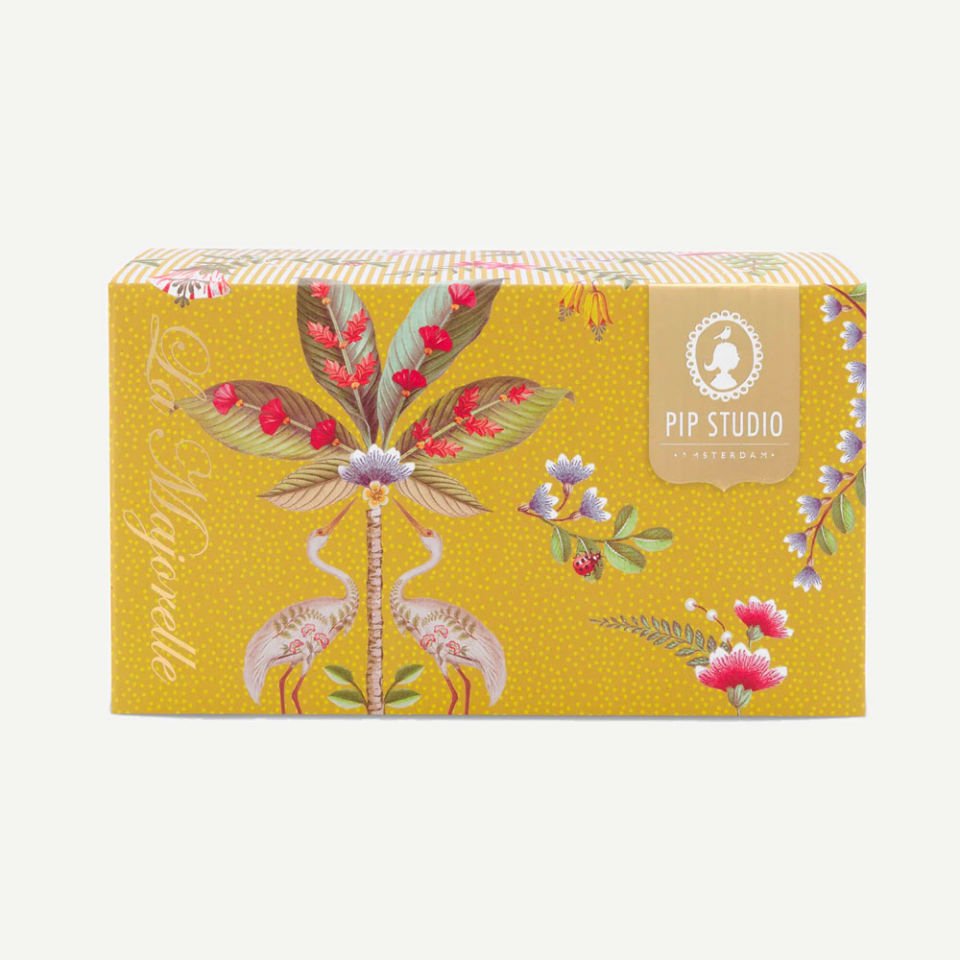 Sarı Porselen Kahve Fincan Seti 120 ml. La Majorelle Collection by Pip Studio