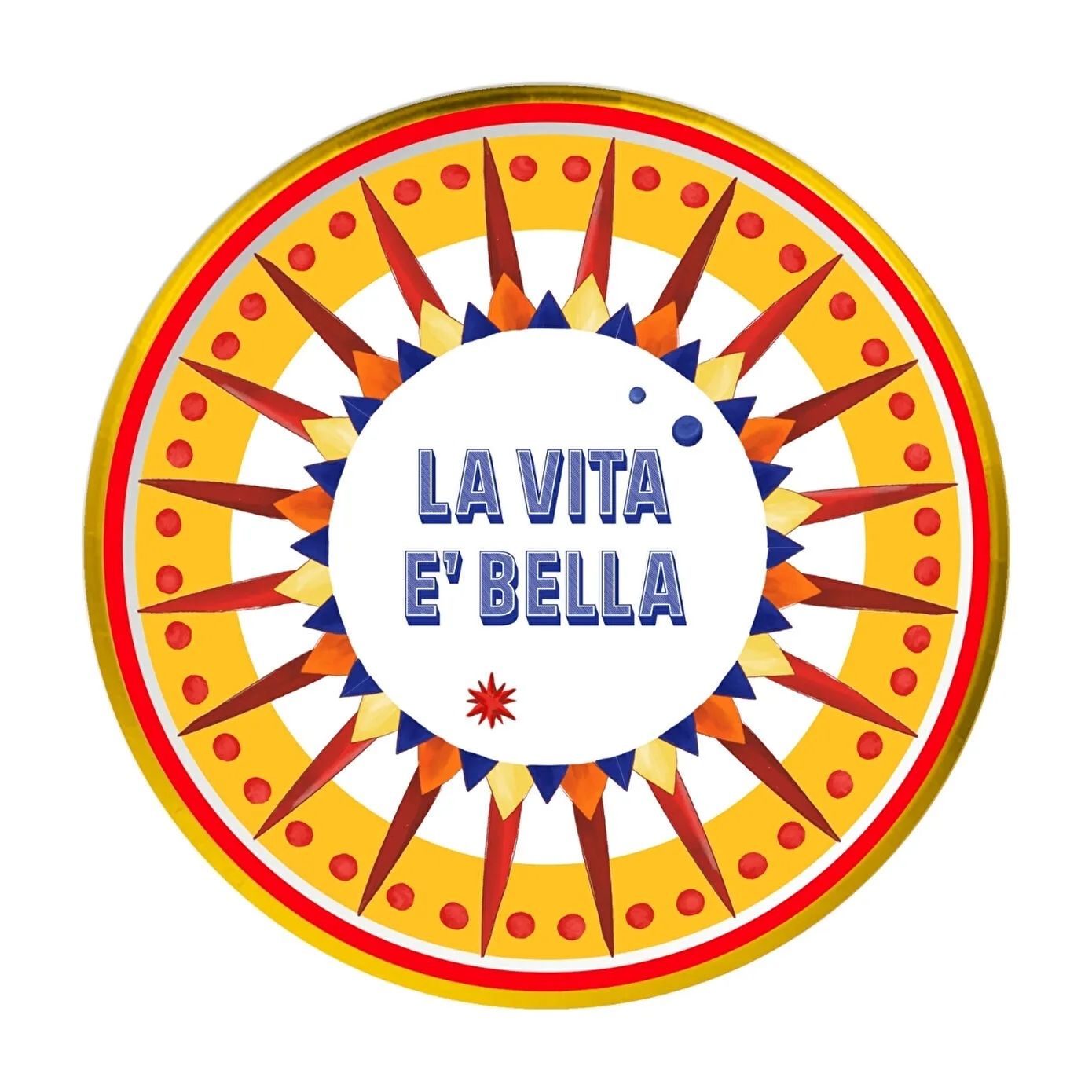 Baci Milano Dolce Vita La Vita Bella Servis Tabağı 16 Cm