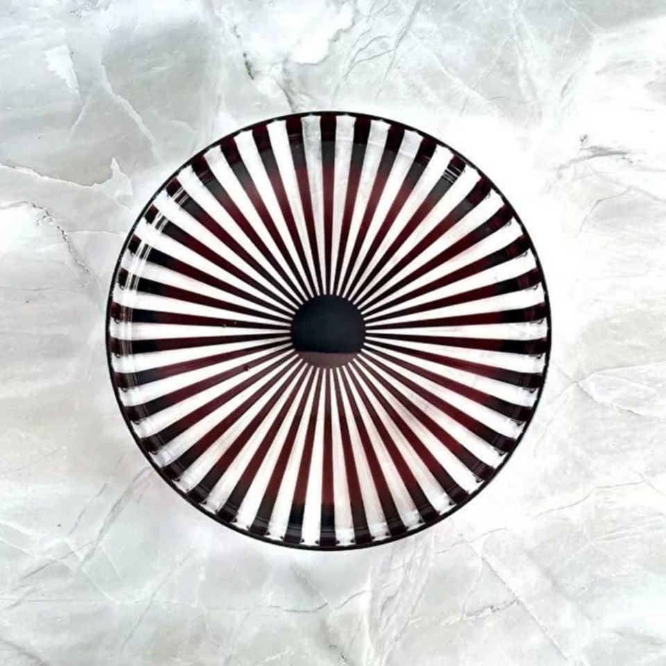 Guzzini Dolce Vita Yuvarlak Tepsi 31 cm Mor