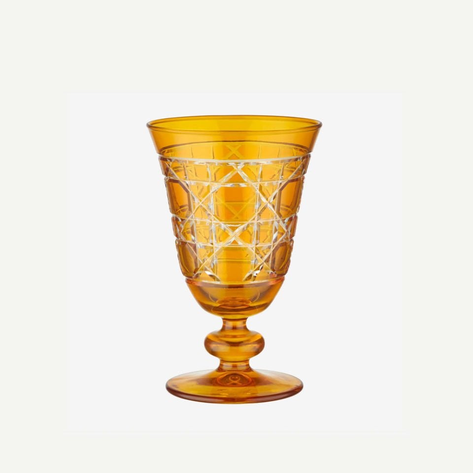 Sarı Cam Kadeh 280 Ml Gloria Collection by Chiara Alessi