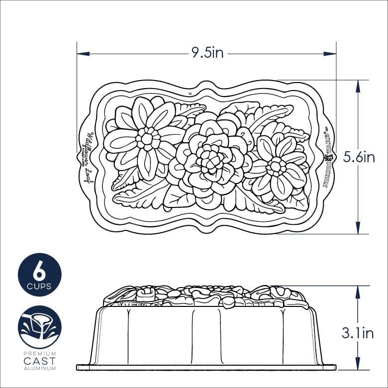 Nordicware Kırçiceği Kek Kalıbı