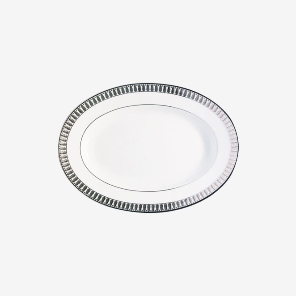Haviland Plumes Platinium 51 prç Yemek Takımı