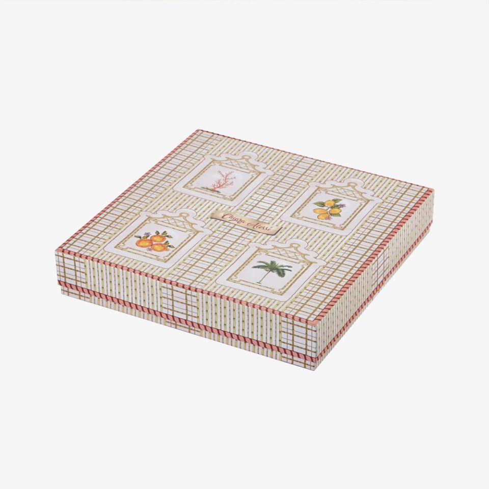 Beyaz Melamin Kase 38 Cm Bambu Collection by Chiara Alessi
