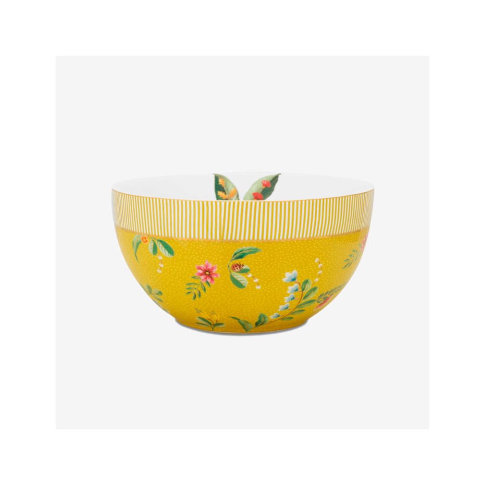 Sarı Porselen Kase 18 cm La Majorelle Collection by Pip Studio