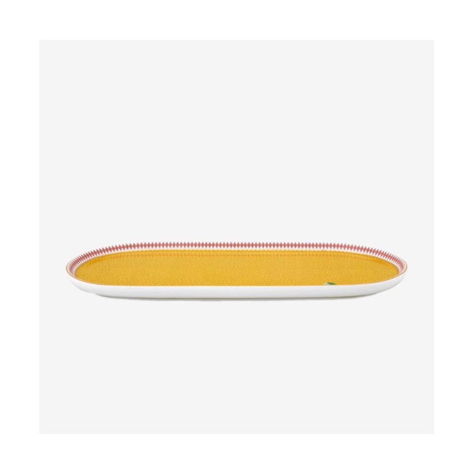 Sarı Porselen Servis Tabağı 25 Cm La Majorelle Collection by Pip Studio