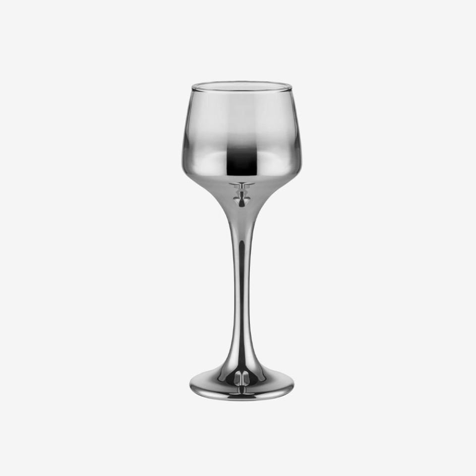 Platin Cam Kahve Yanı Su Bardağı 80 Ml Collection by Chiara Alessi