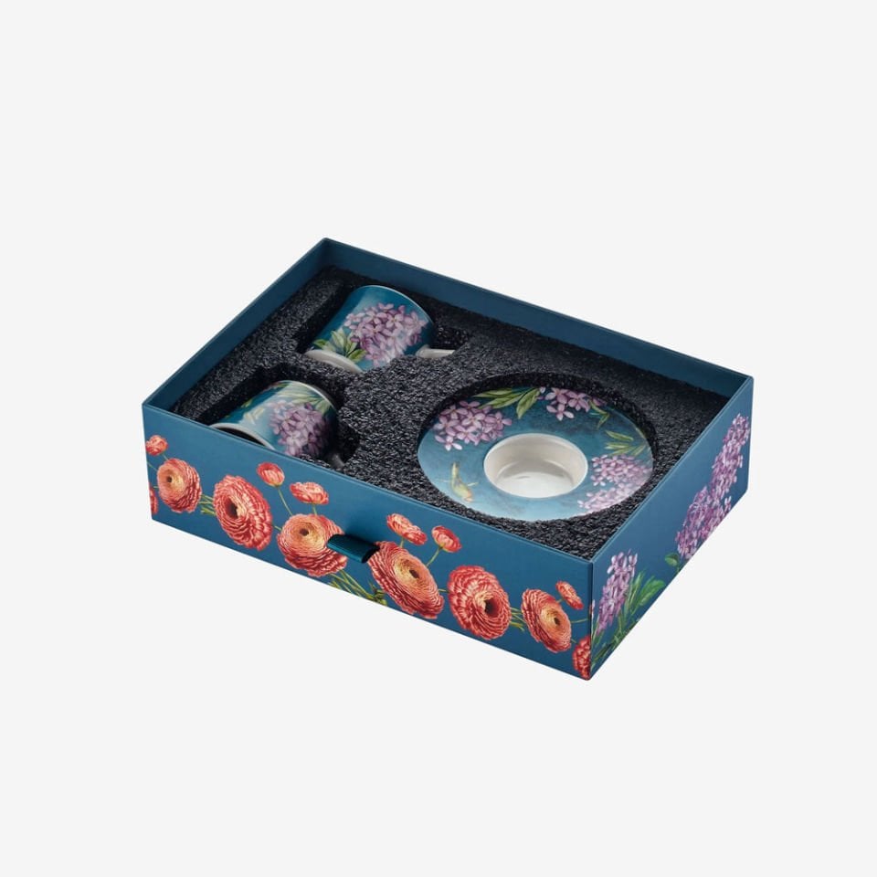 Mavi Porselen Kahve Fincan Seti 120 Ml Collection by Chiara Alessi
