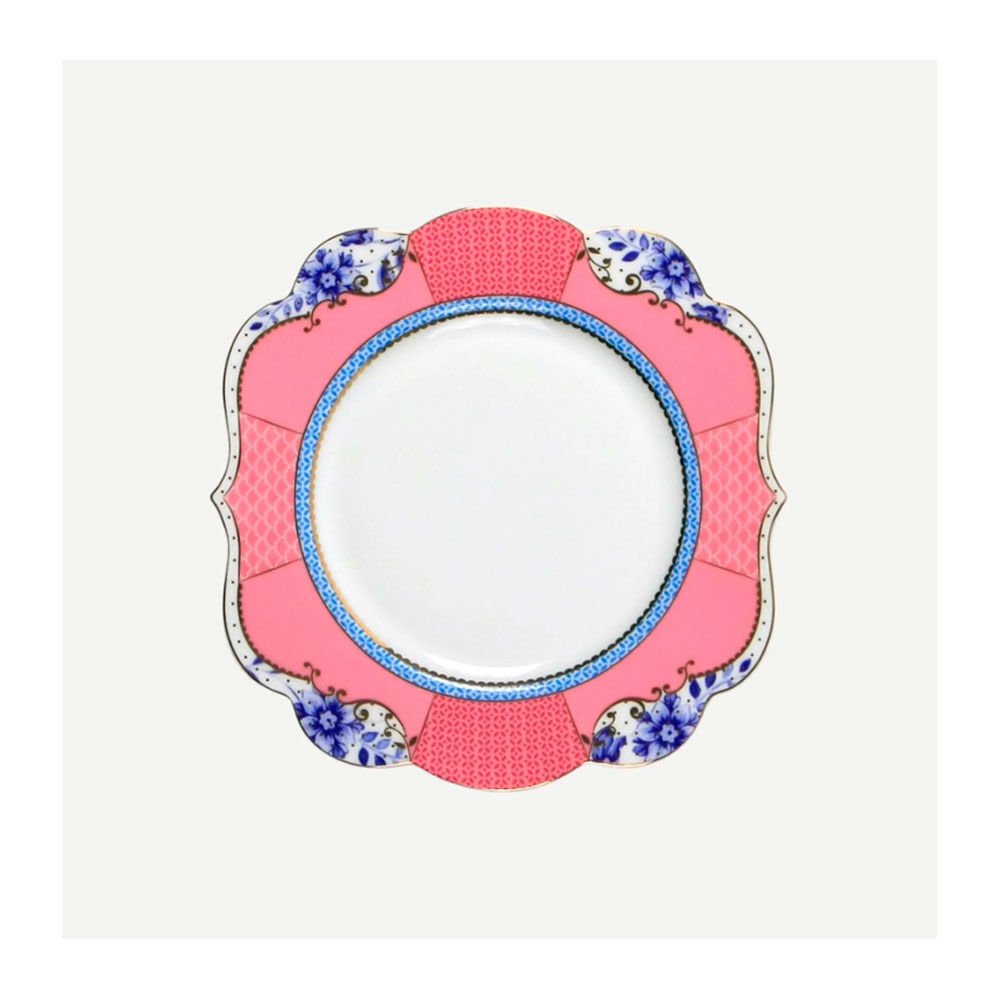 Pembe Porselen Pasta Tabağı 17 Cm Royal Collection by Pip Studio