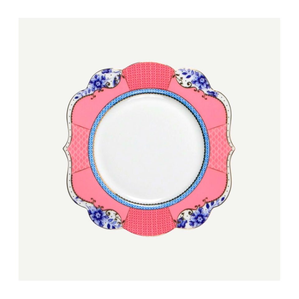 Pembe Porselen Pasta Tabağı 17 Cm Royal Collection by Pip Studio