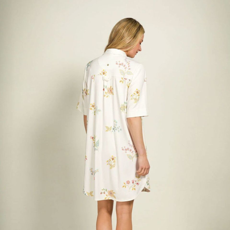 Beyaz Viscose Gecelik Devi Collection by Pip Studio Medium