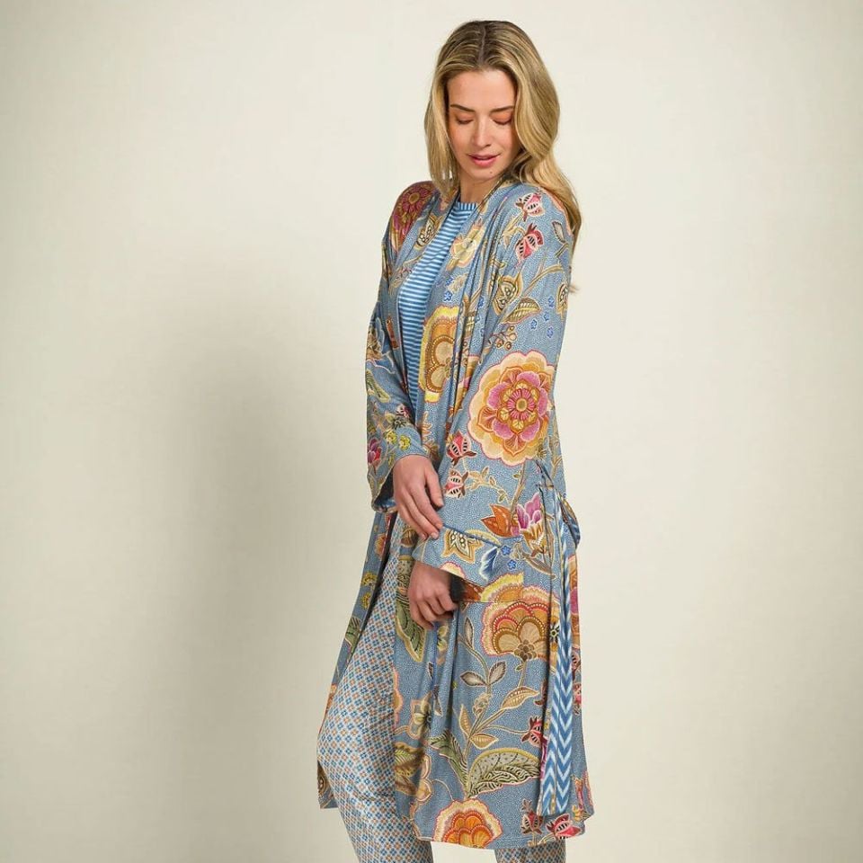 Mavi Viscose Kimono Nisha Collection by Pip Studio Medium