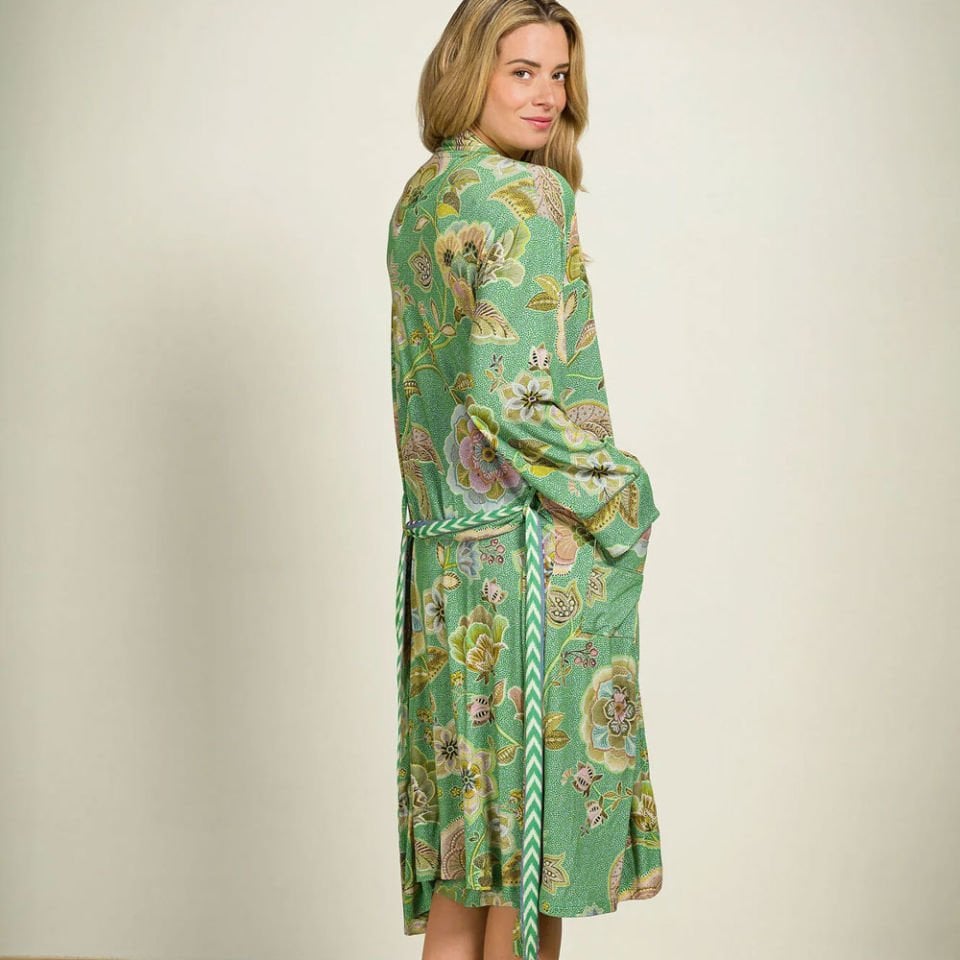 Yeşil Viscose Kimono Nisha Collection by Pip Studio Small