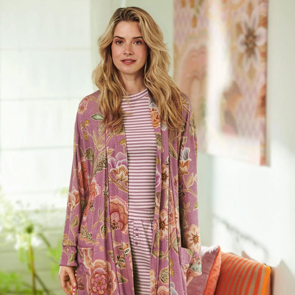 Lila Viscose Kimono Nisha Collection by Pip Studio Small