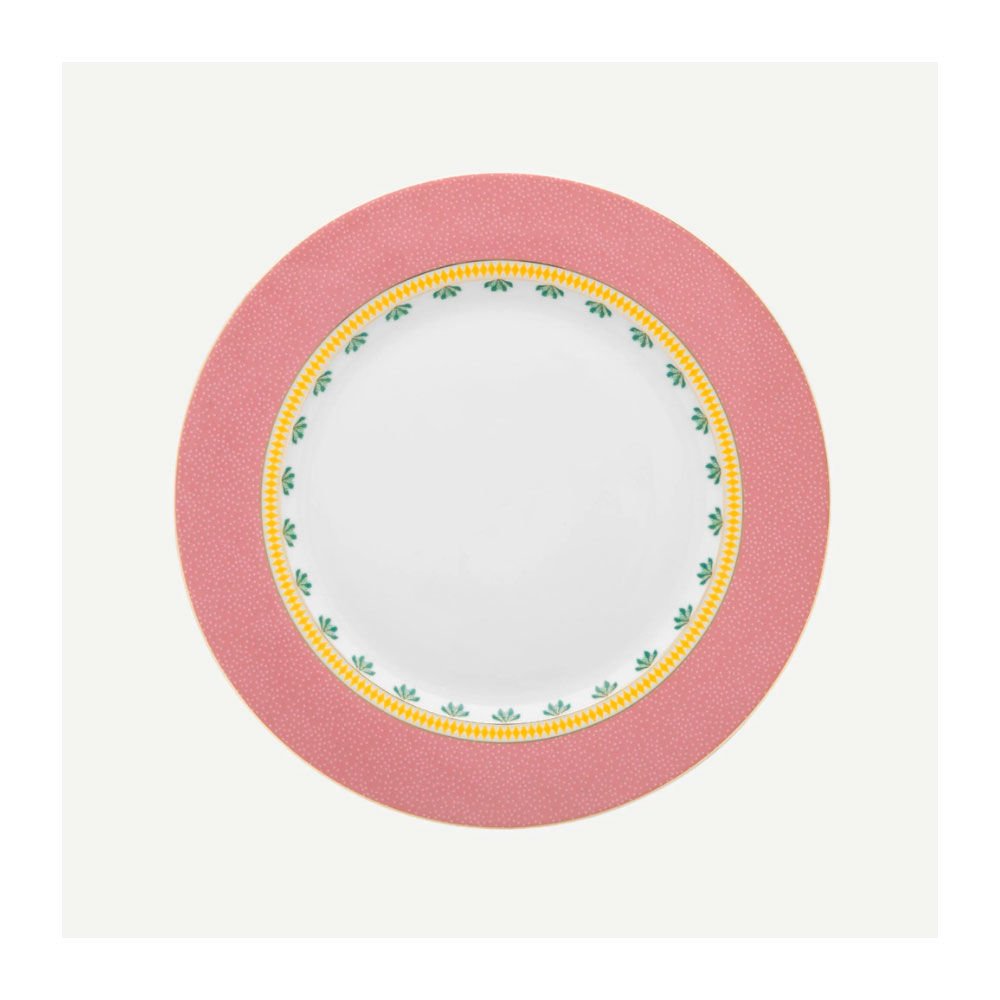 Pembe Porselen Yemek Tabağı 26,5 Cm La Majorelle Collection by Pip Studio