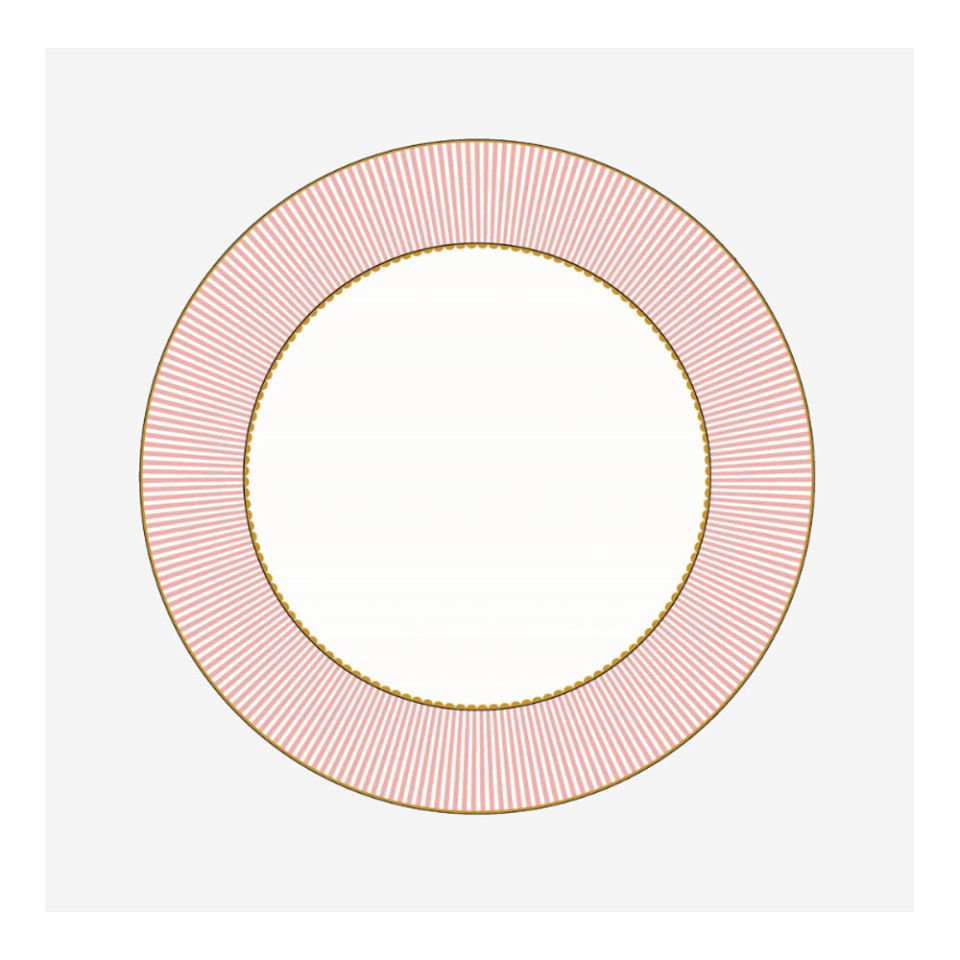 Pembe Porselen Çukur Tabak 21,5 Cm La Majorelle Collection by Pip Studio