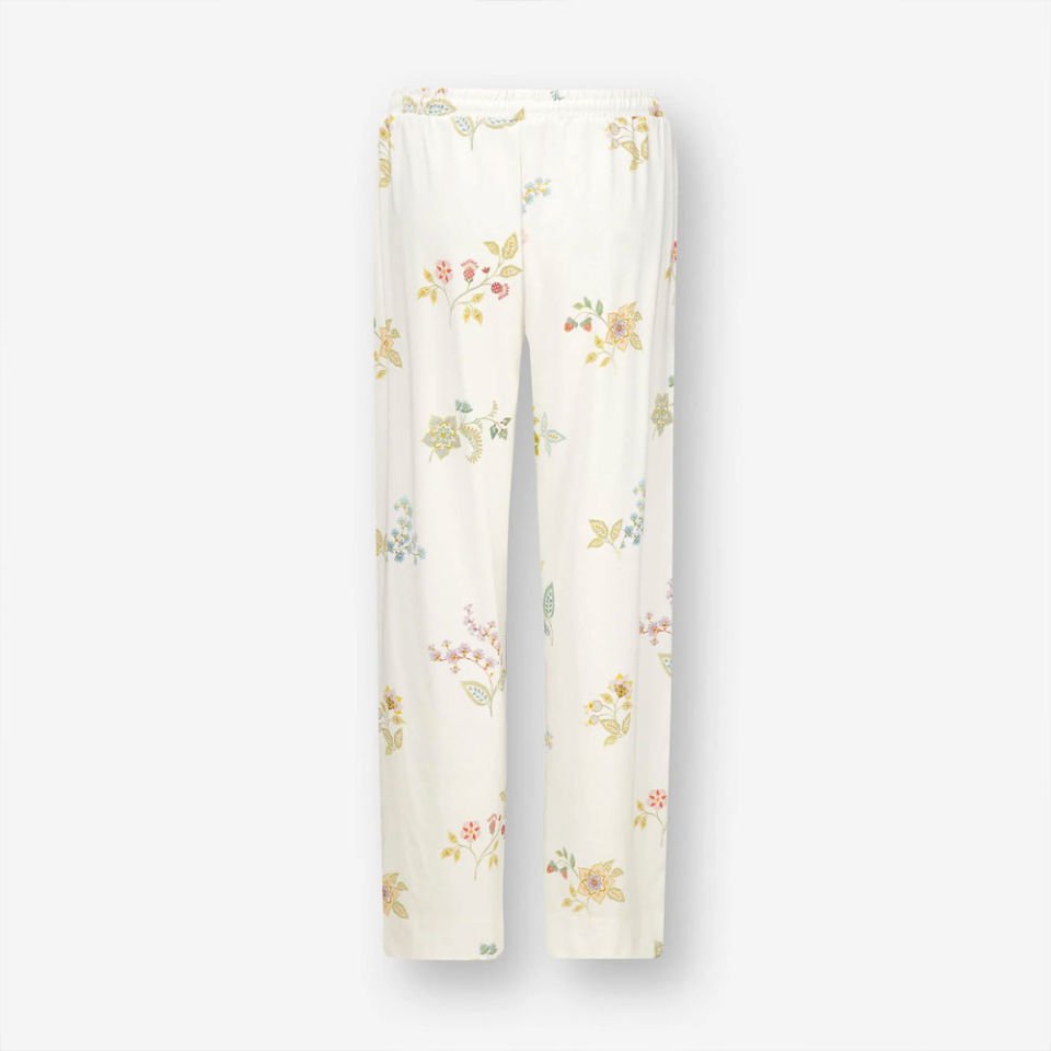 Beyaz Viscose Pantolon Belin Collection by Pip Studio Medium